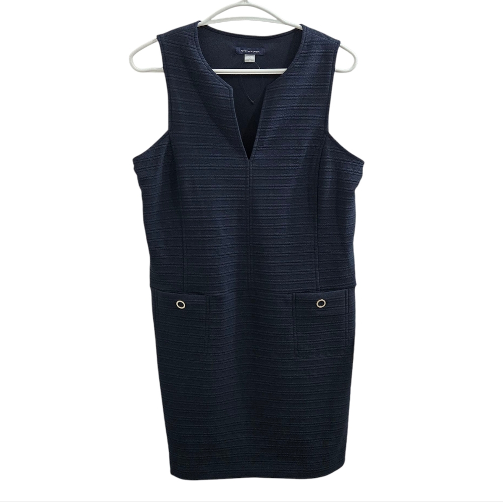 Tommy Hilfiger Navy Sheath Dress Size 6